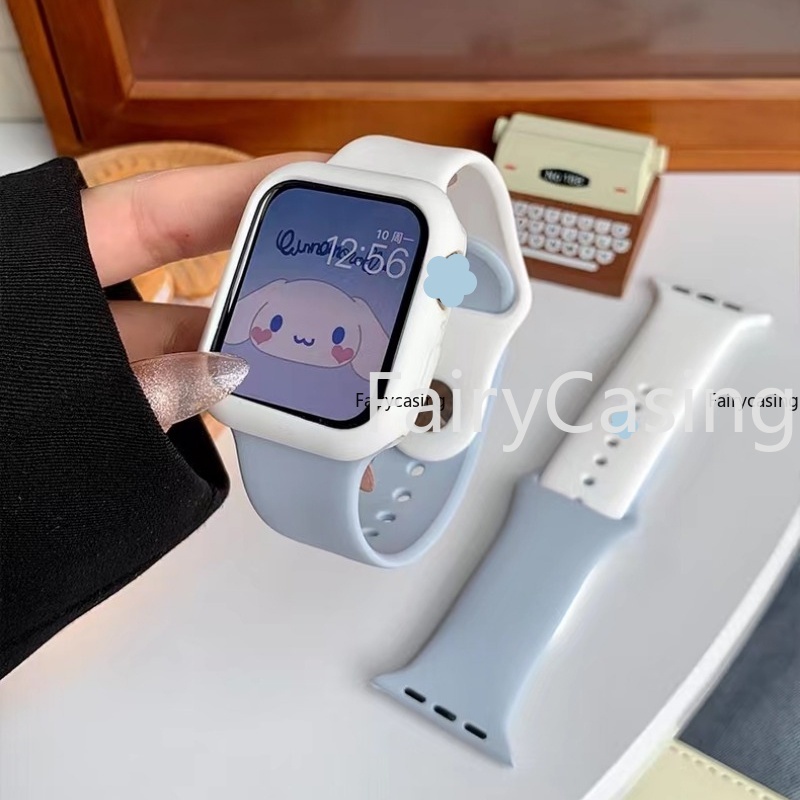 Dây Đeo silicone Hai Màu Cho iwatch uitra series 8 / 76 / 5 / 4 / 3 / se 49mm 45mm 44mm 41mm 40mm / 42mm / 38mm