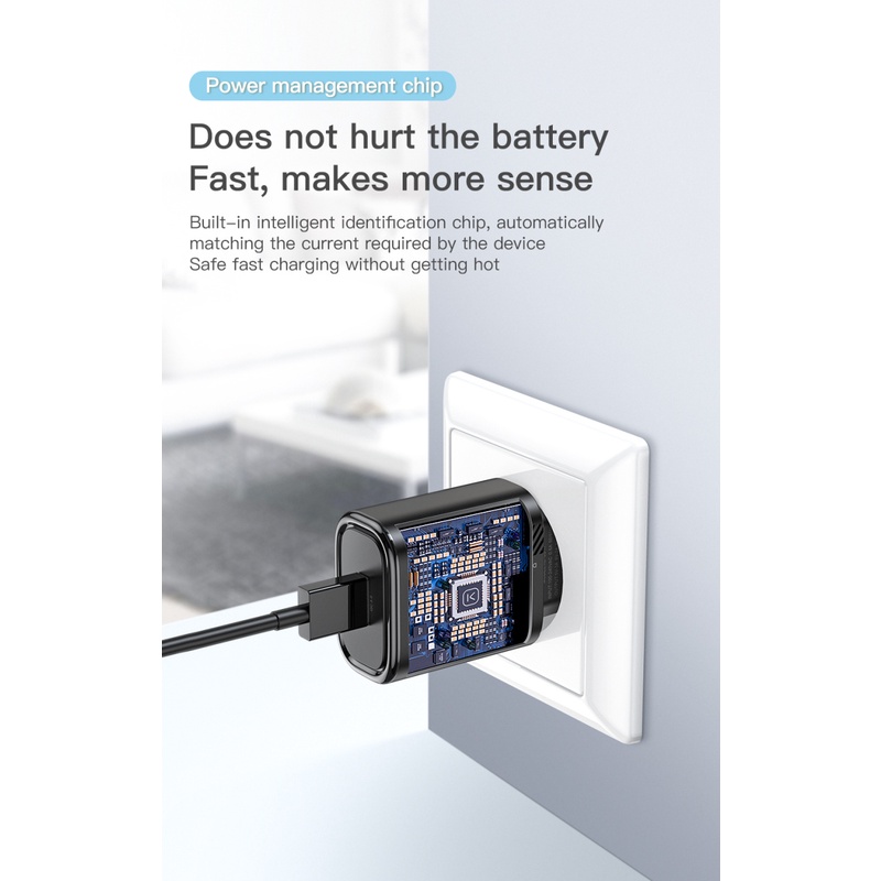 Chip Nhận Diện Sạc Nhanh usb 5v 2.4a 18w An Toàn Cho Điện Thoại samsung xiaomi Huawei