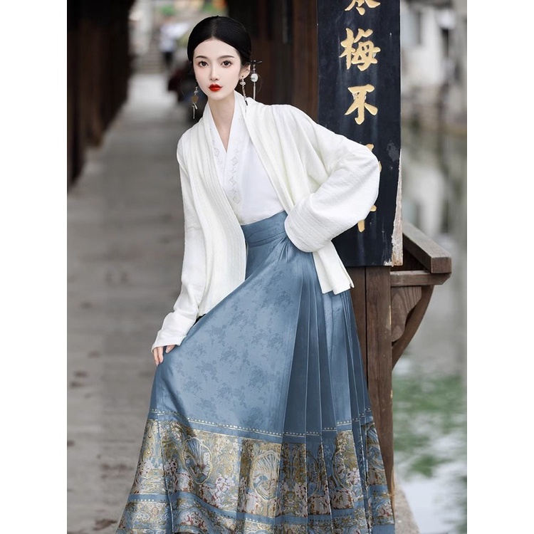 Bộ Áo Và Chân Váy Hán Phục Cách Tân Phong Cách Trung Hoa Mới 1026