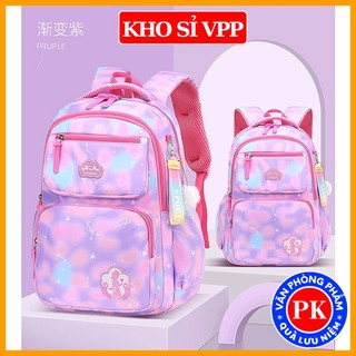 Balo Bé Gái Đi Học Tiểu Học, Cặp Sách Cấp 1 Cho Bé Siêu Nhẹ, Chống Nước E501