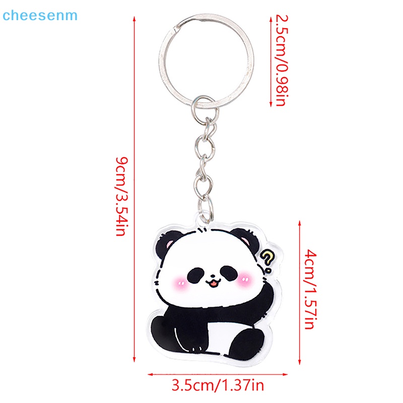 Móc Chìa Khóa Hình Gấu Trúc Bằng acrylic Dễ Thương diy vn