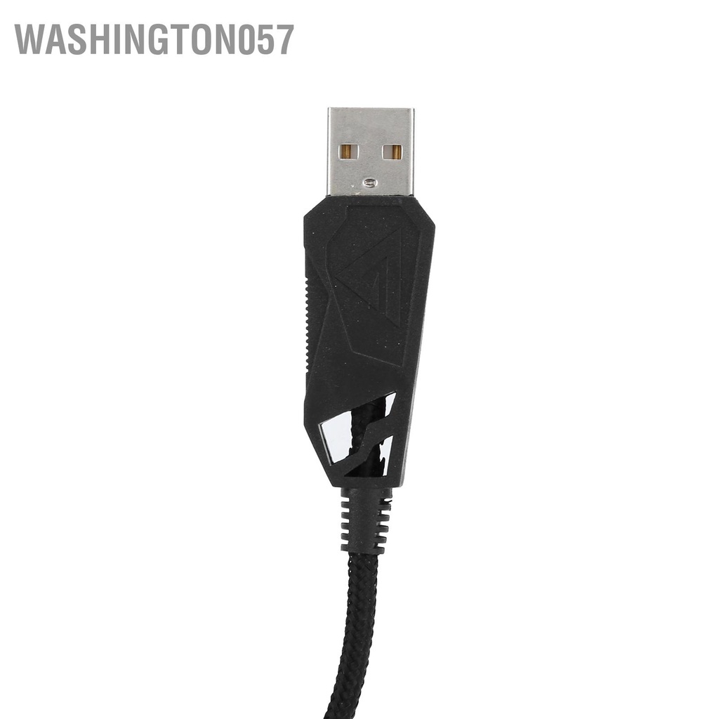 Washington057 Chuột Chơi Game Có Dây USB Cơ Khí Phát Sáng Quả Cầu Pha Lê Tăng Cường Phụ Kiện Máy Tính