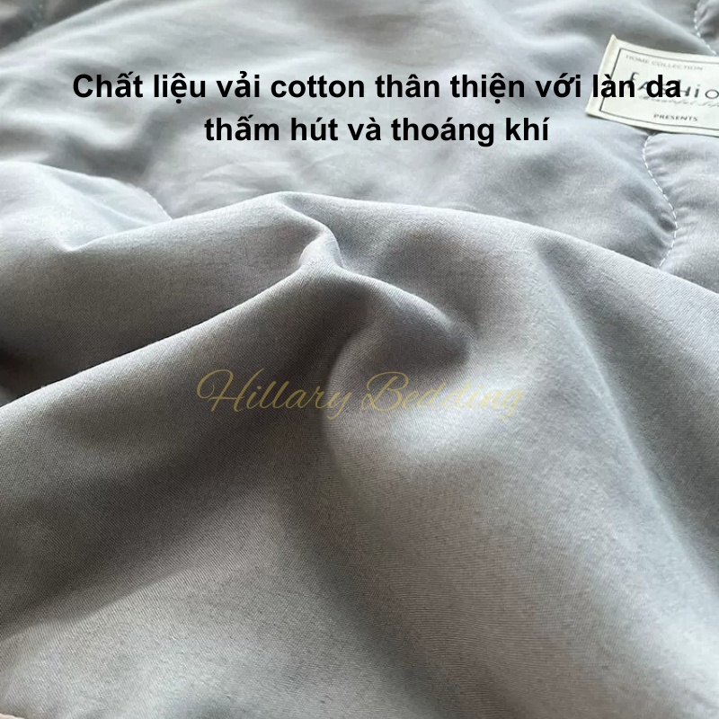 Chăn mùa hè cotton người lớn mát lạnh kích thước 2m x 2m3 dùng cho cả 4 mùa