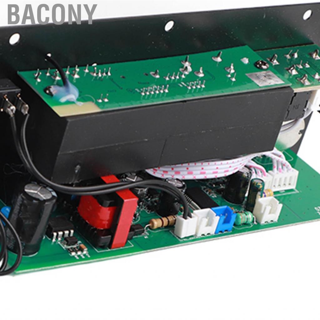 Bacony 10in  Stereo Subwoofer Amplifier Board Dual Microphone Input 220V for Home Theater DIY Speakers