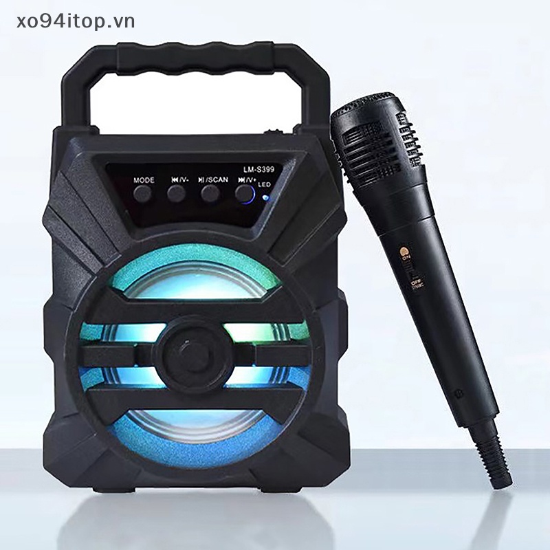Loa xoitop karaoke Không Dây Kèm Micro Chất Lượng Cao