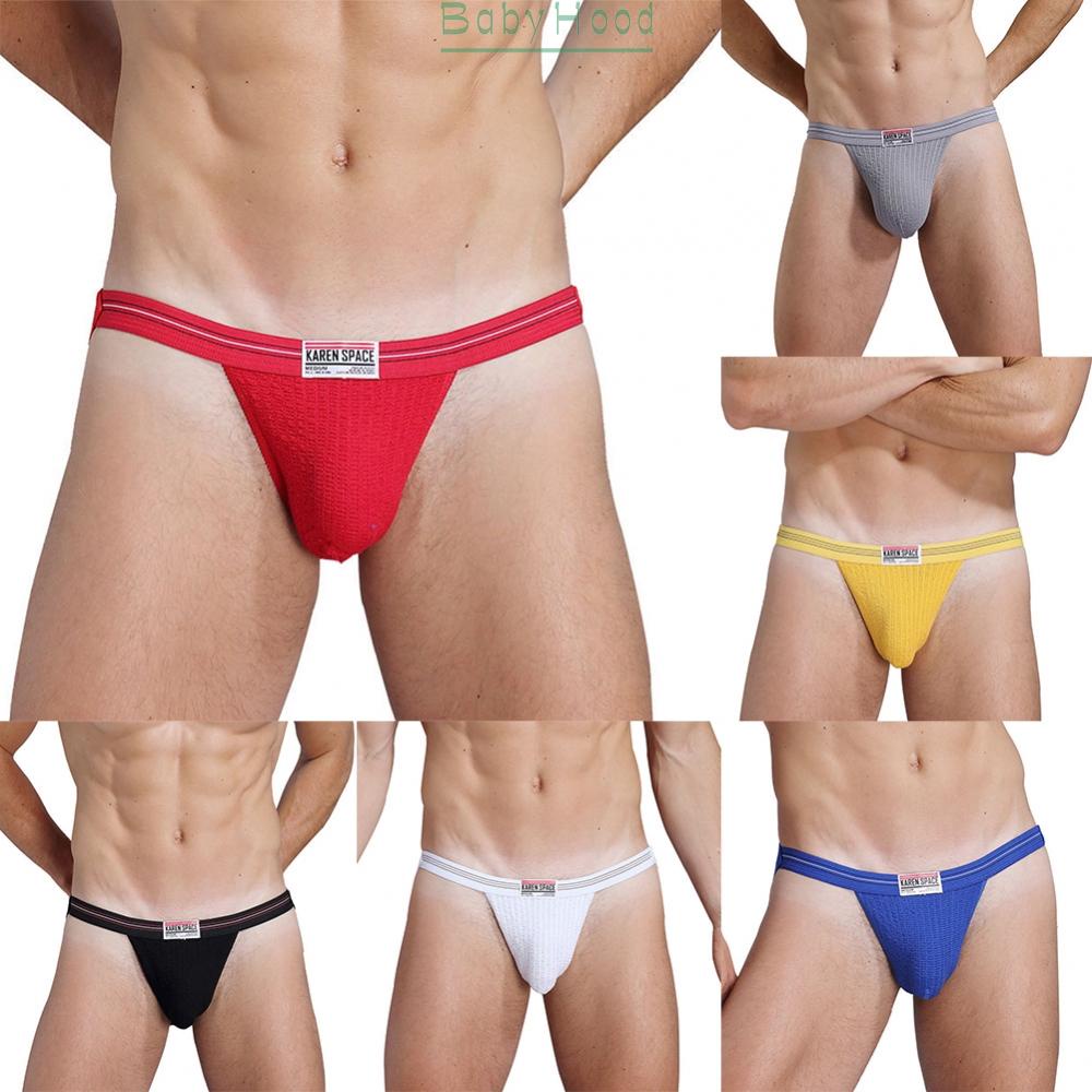 Mens Sexy Proud Jockstrap Underpants G-String V-Shaped Thong Bikini Underwear#BBHOOD