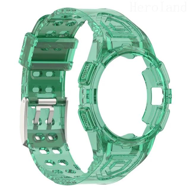 Trong Suốt Dây Đeo Silicon Thay Thế Cho Đồng Hồ Thông Minh samsung galaxy watch 6 classic 47mm 43mm 6 5 4 40mm 44mm