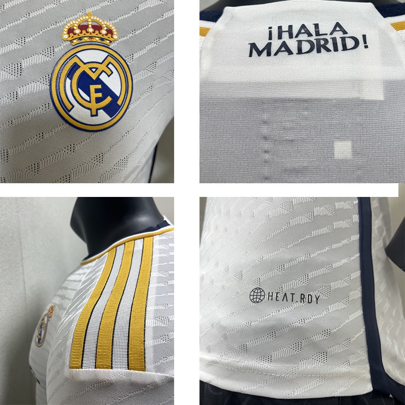 Áo Thun Đá Banh bellingham vini jr. jersey 23-24 r mad Cho Nam