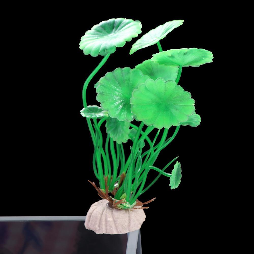 Hubert Cây Cảnh Giả Bằng Nhựa 10cm Trang Trí Bể Cá