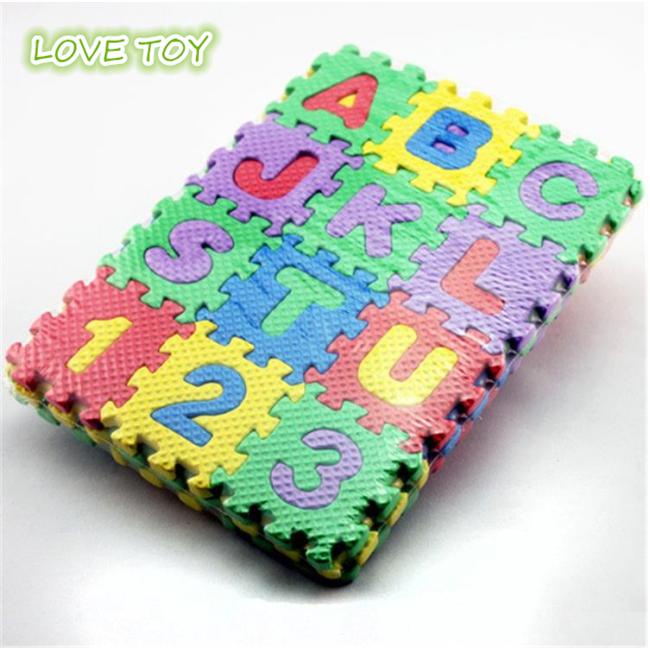 Kodok Set 36 Tấm Thảm Xốp Ghép Hình Họa Tiết Chữ Cái Và Số Trang Trí Nhà Cửa Cho Bé