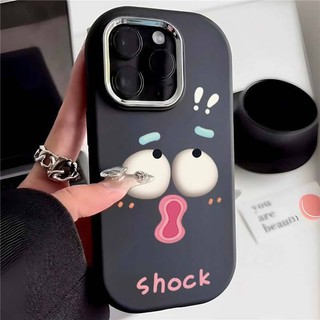 Mới Ốp Điện Thoại Chống Rơi Họa Tiết Biểu Cảm Vui Nhộn Cho iphone 7 7plus 8 8plus xs xr 11 12 13 14 15pro plus promax