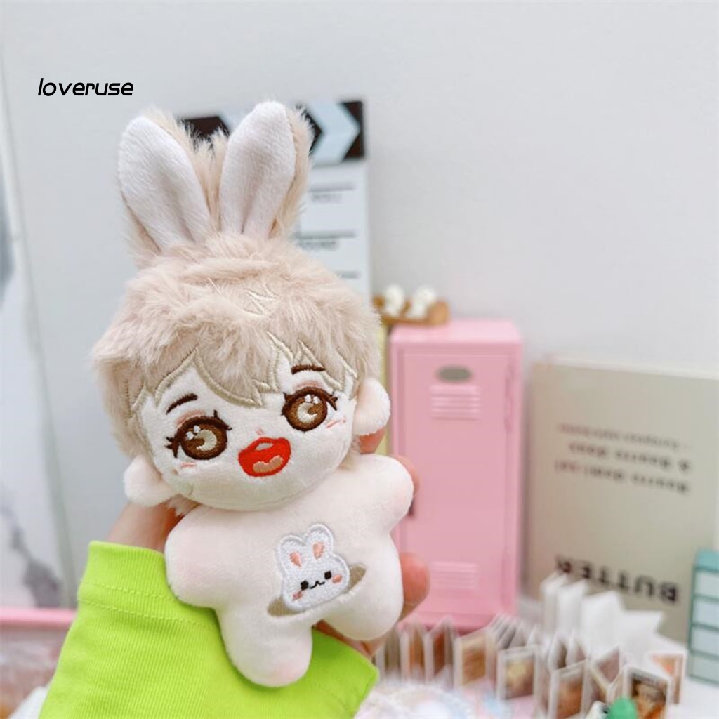 Loveruse Búp Bê Nhồi Bông Vải cotton Lông Xù Nhiều Màu Mắt To Dễ Thương Làm Quà Tặng Cho Bé Trai