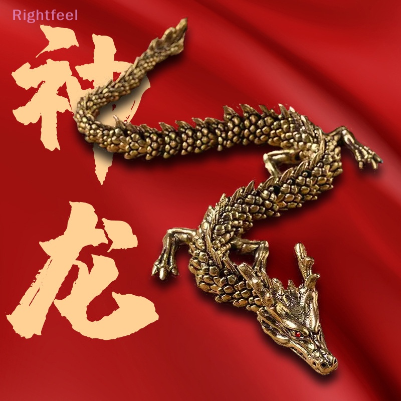 Qfeel Tượng Rồng 3d Trang Trí Bằng Đồng Thau Mới