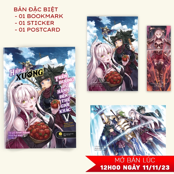 Sách Hiệp Sĩ Xương Trên Đường Du Hành Đến Thế Giới Khác - Tập 5 - Bản Đặc Biệt - Tặng Bookmark + Postcard Bồi + Sticker