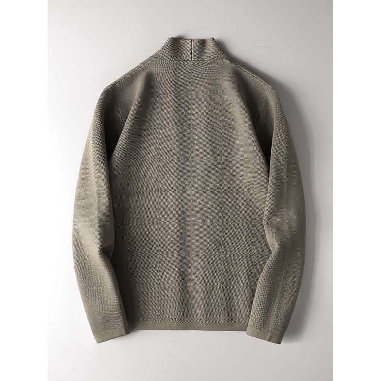 Áo Khoác cardigan Dệt Kim Dáng Ôm Thời Trang Xuân Thu Cho Nam Giới