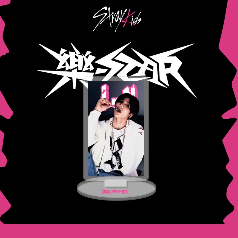 Kpop stray kids "raku-star" acrylic Đứng Trang Trí Trí Trí Trí hyun-jin chang-Rbin