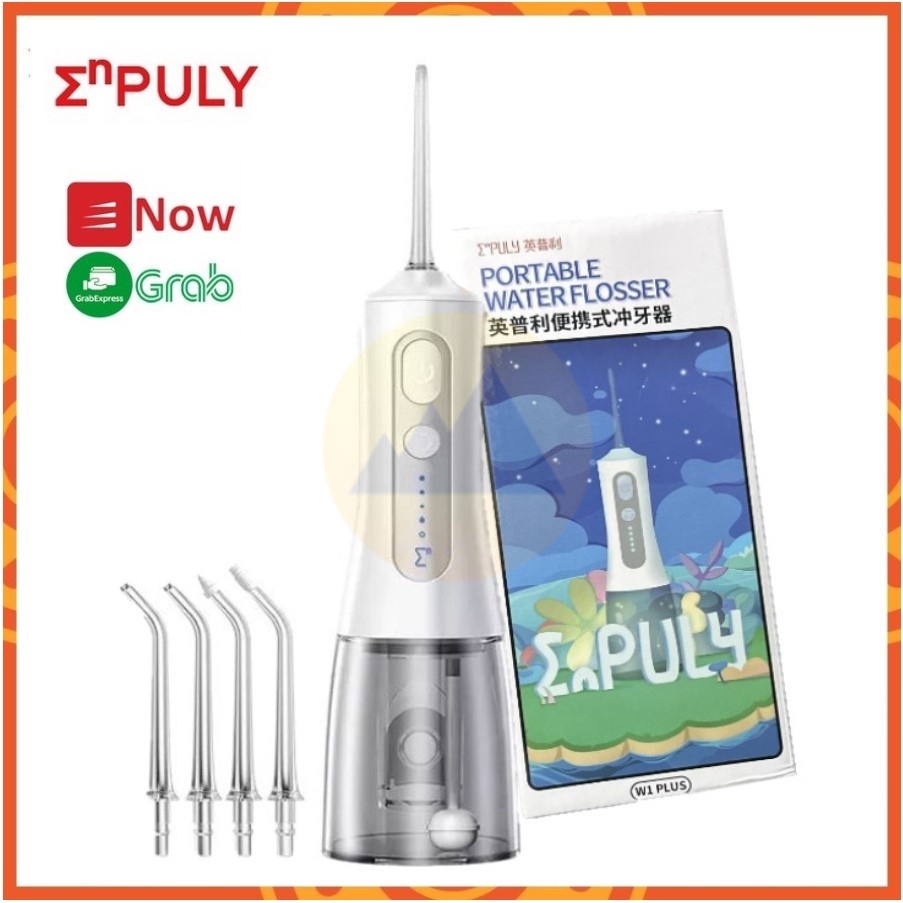 Máy tăm nước mini Xiaomi Enpuly ML8 / W1 Plus  Chống Thấm Nước IPX7 Dung Tích 250ml /  M6 Plus  Kèm vòi thay thế