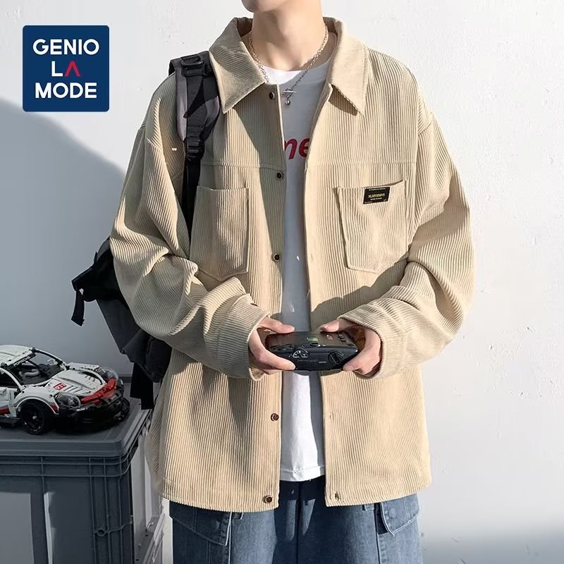Áo Sơ Mi Dài Tay Oversize Thời Trang Nhật Bản Dành Cho Nam