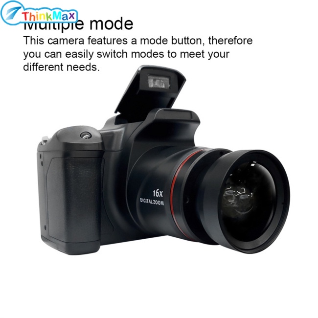 Máy Ảnh Kỹ Thuật Số Với Màn Hình 2.4 inch Phóng To 16x Chuyên Dụng Cho Người Mới Bắt Đầu