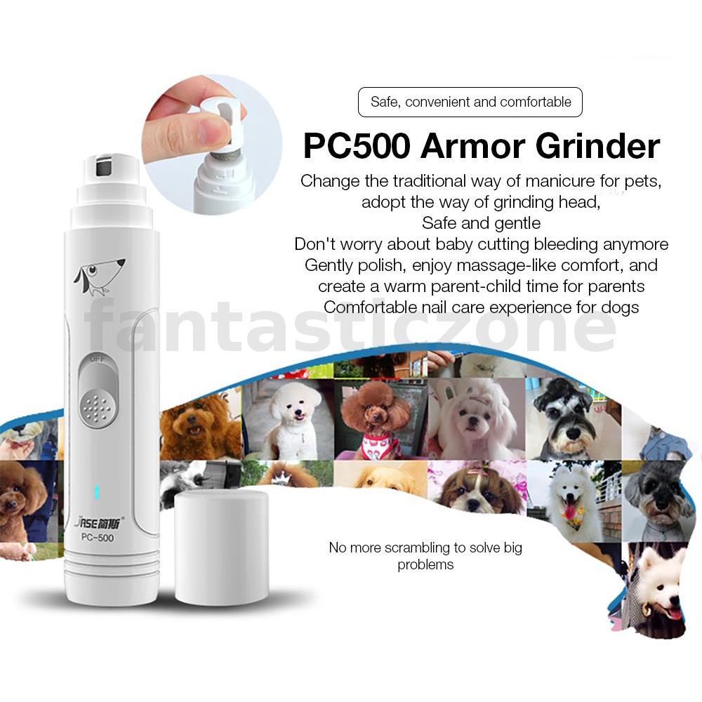 Jase Máy Mài Móng Điện Tử Sạc Cổng usb Cho Thú Cưng xiaomi pc-500