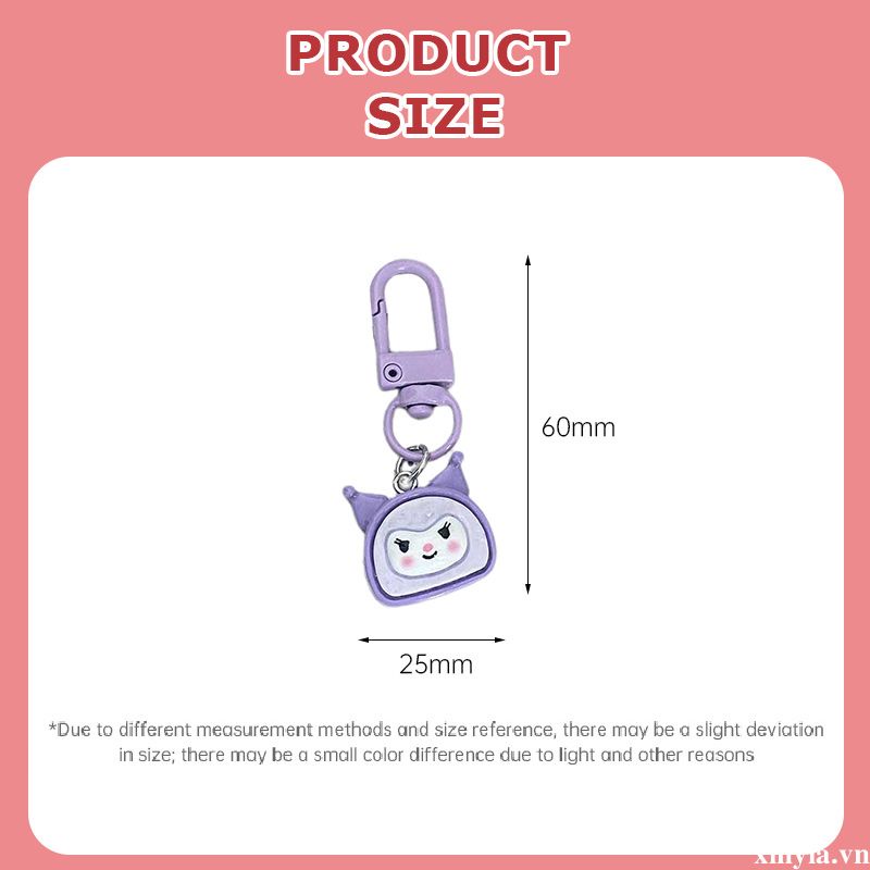 🌺🌺SANRIO Móc Khóa Hình Búp Bê Hoạt Hình kuromi melody cinnamoroll pochacco Dễ Thương Mới