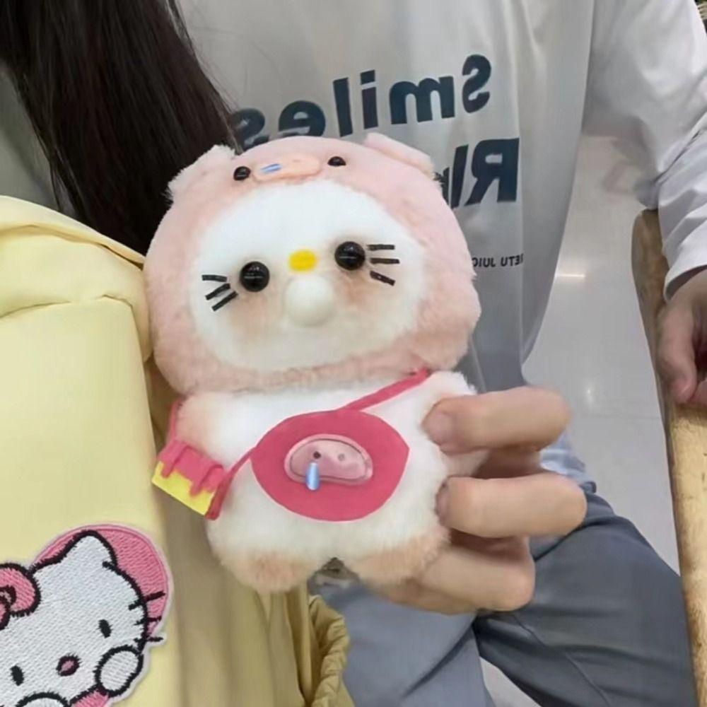 Bliss Búp Bê Nhồi Bông Hình Chim / Mèo / Đuôi Bồ Câu Có Móc Khóa diy