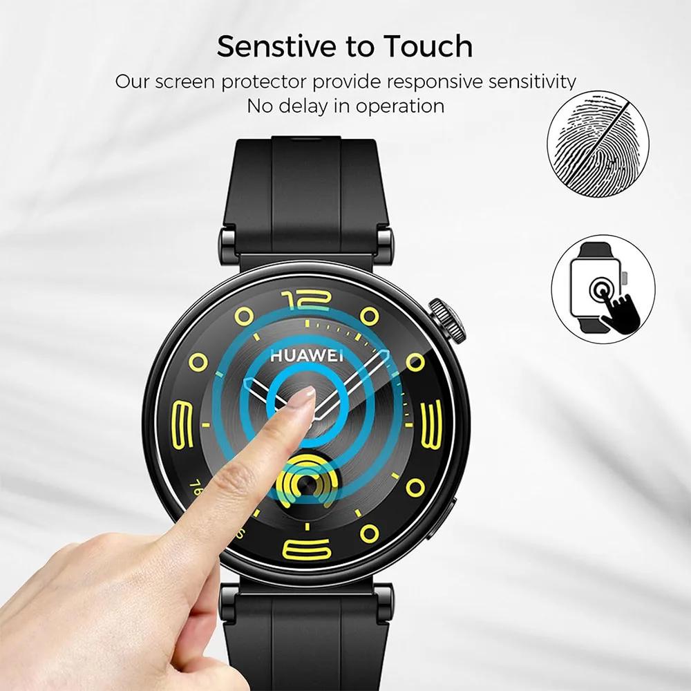 Bộ 3 Kính Cường Lực 46mm 41mm hd 2.5d 9h Cao Cấp Bảo Vệ Màn Hình Đồng Hồ huawei watch gt 4