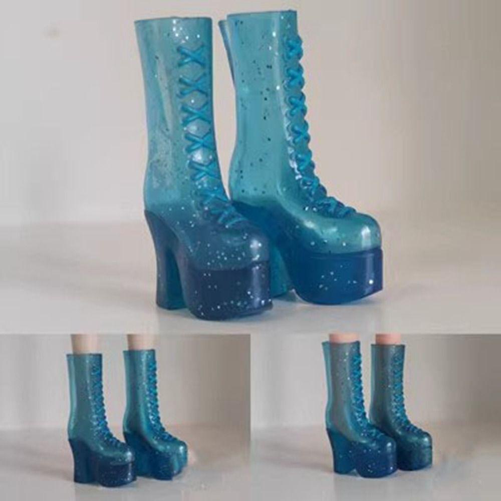 Susans Giày Cao Gót 9 Kiểu 30cm Tỉ Lệ 1 / 6 Chất Lượng Cao Cho Búp Bê