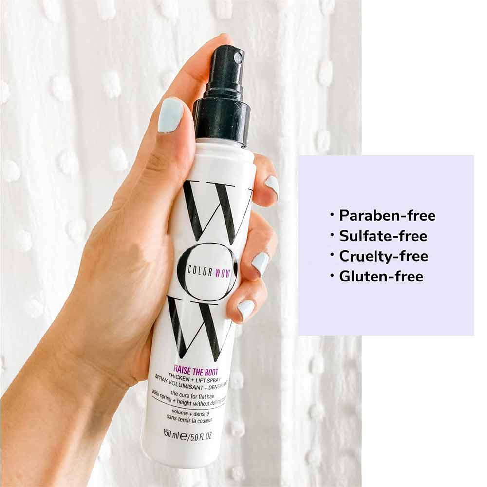 WOW hair root thickening spray 150ml, including sunscreen function, suitable for all hair types