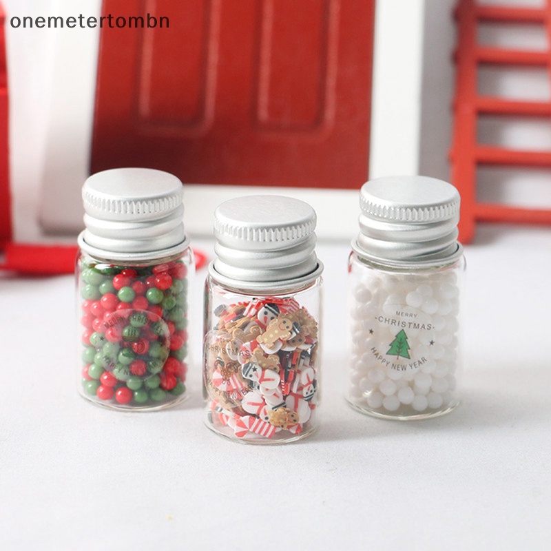 Lọ Kẹo Giáng Sinh Mini Hình Bánh Quy / Bông Tuyết Xinh Xắn
