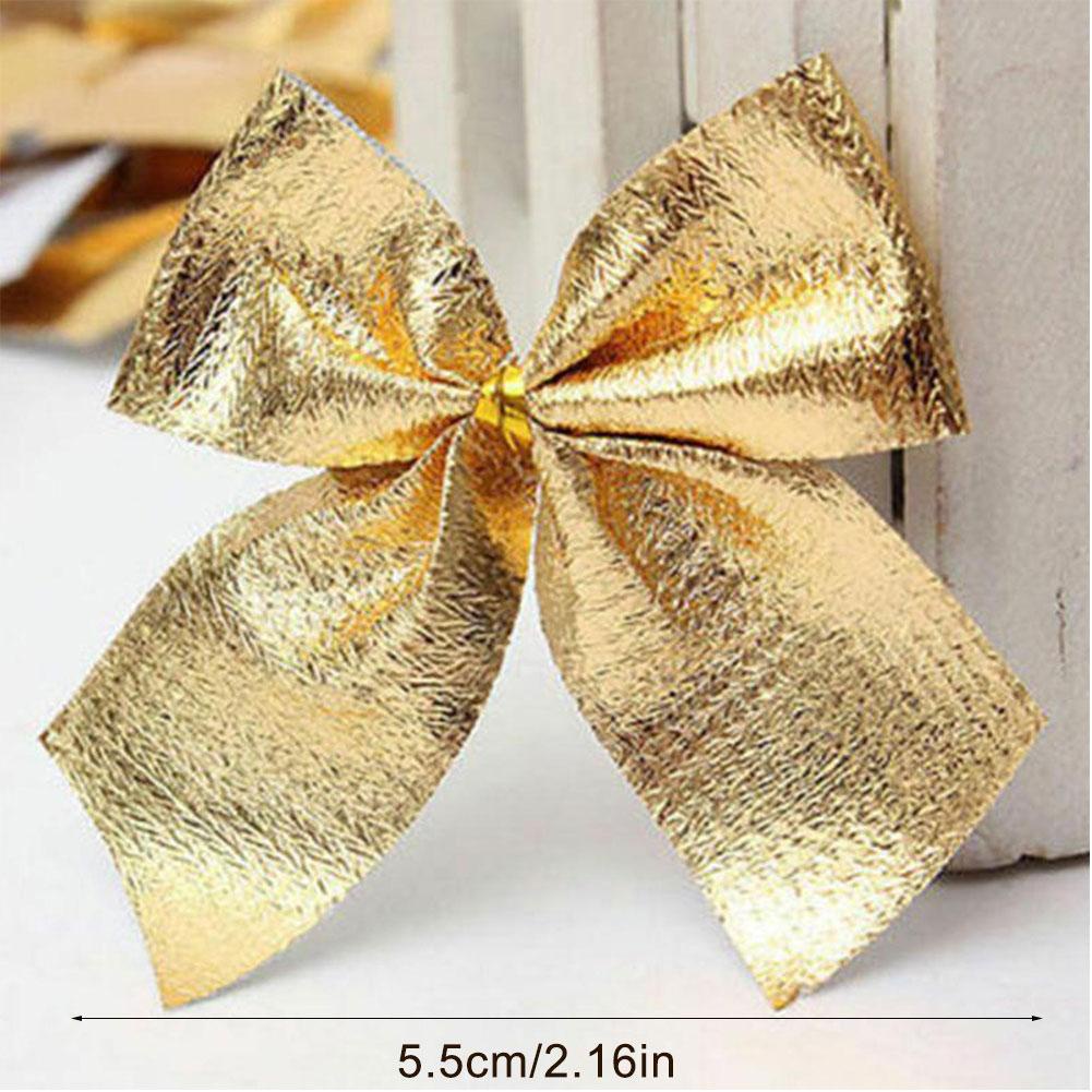 Bộ 12 Nơ Trang Trí Cây Thông Giáng Sinh Năm Mới