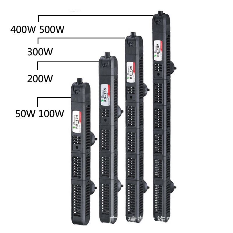 Cây sưởi ấm hồ cá RS Electrical 100W 200W 300W 500W - sưởi cho hồ thuỷ sinh