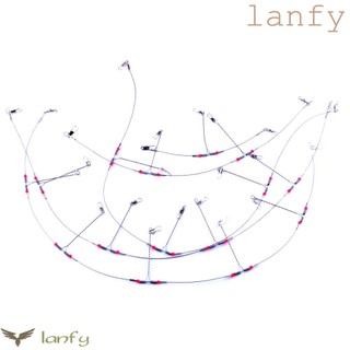 Lanfy dây móc câu cá cân bằng bằng thép không gỉ chống rối dây câu cá biển