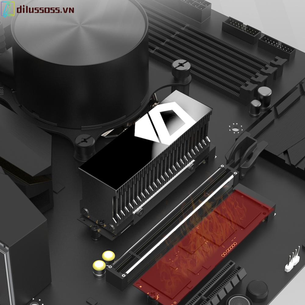 Đế Tản Nhiệt Làm Mát m.2 nvme ssd 4.0 Bằng Hợp Kim Nhôm