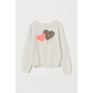 Áo len H&M sequin xuất xịn cho bé