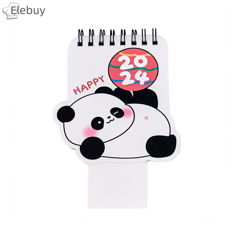 Lịch Để Bàn mini Hình Gấu Trúc Hoạt Hình 2024