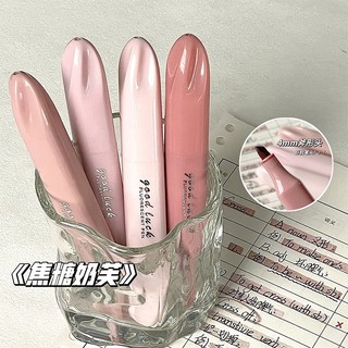 Hộp 4 Bút Đánh Dấu morandi Hai Đầu Màu Dạ Quang diy