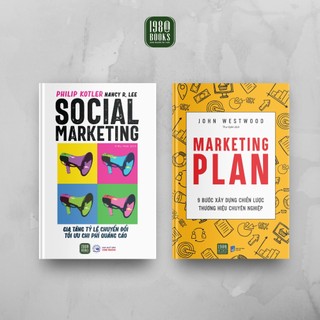 Sách - combo social marketing - gia tăng tỉ lệ chuyển đổi, tối ưu chi phí quảng cáo + marketing plan