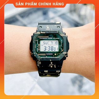 Đồng hồ nam dây nhựa gshock dwe 5600cc 3d limited new