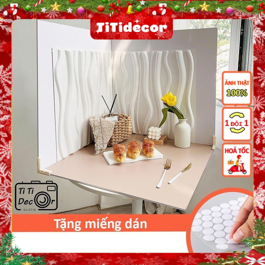 Tấm Nền Vân Nổi TiTi Decor 50x50cm Vân 3D, Phông Chụp Ảnh Trang Sức, Thời Trang, Phông Nền Pastel
