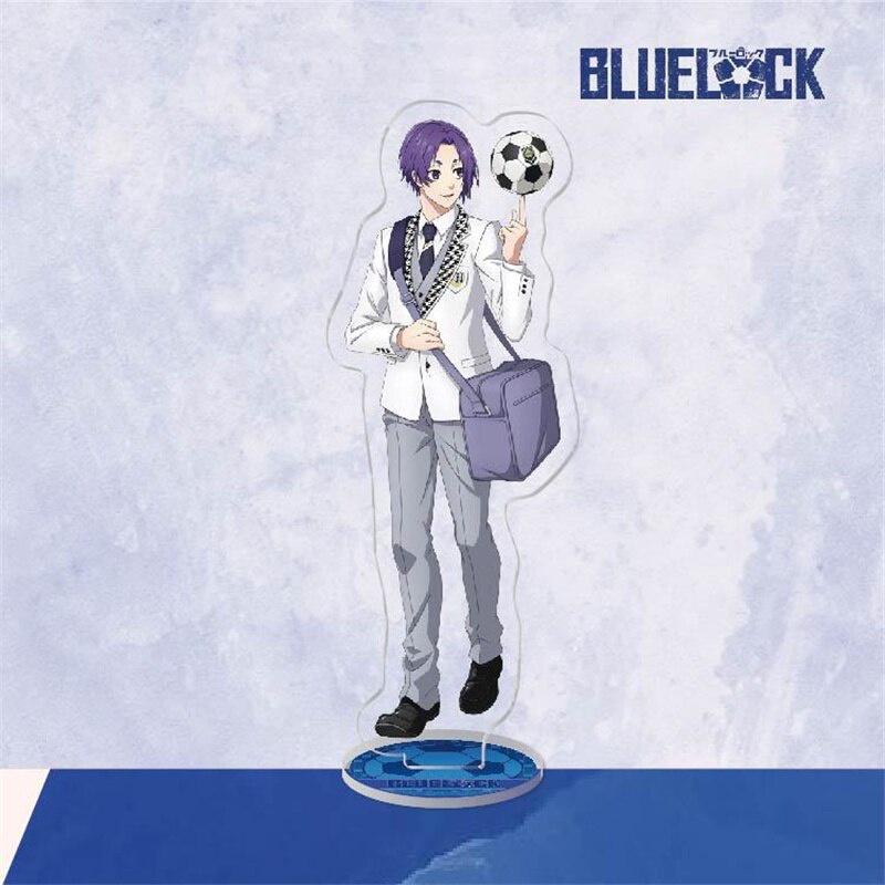 Mô hình Standee Football Anime Blue Lock Chigiri Hyouma Isagi Yoichi Bachira Meguru Seishiro Nagi 2 mặt rõ nét