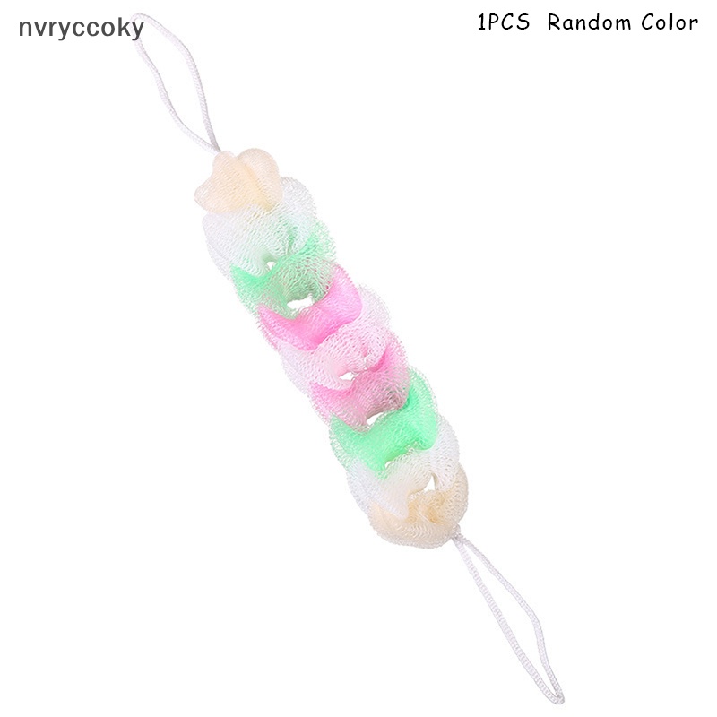 Bộ 1 / 2 Bàn Chải Xốp nylon Chà Lưng Mát Xa Cơ Thể Khi Tắm