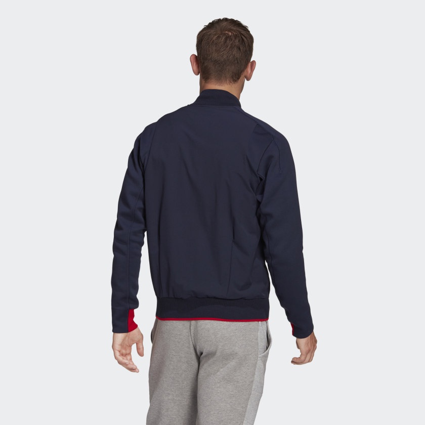 Áo Khoác Bomber Thể Thao Unisex Adidas VRCT Jacket Navy - GK4874