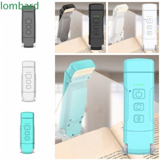 Đèn led đọc sách 3 màu kẹp gắn cạnh giường sạc usb 5 độ sáng nhỏ gọn tiện lợi
