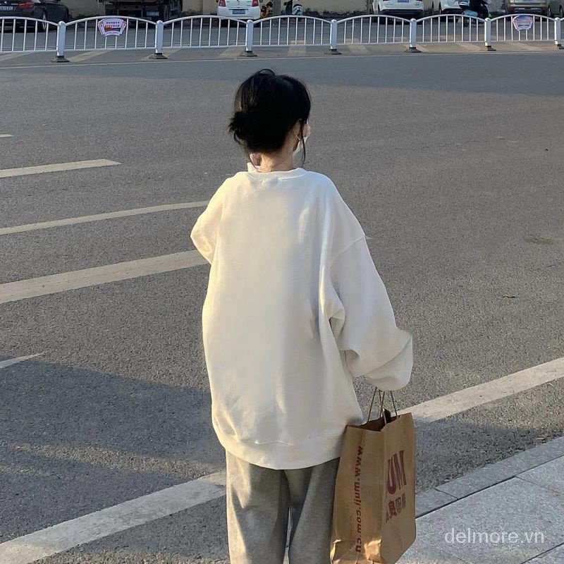 Áo Sweater Không Tay size Lớn Phong Cách Đường Phố vintage Cho Nữ