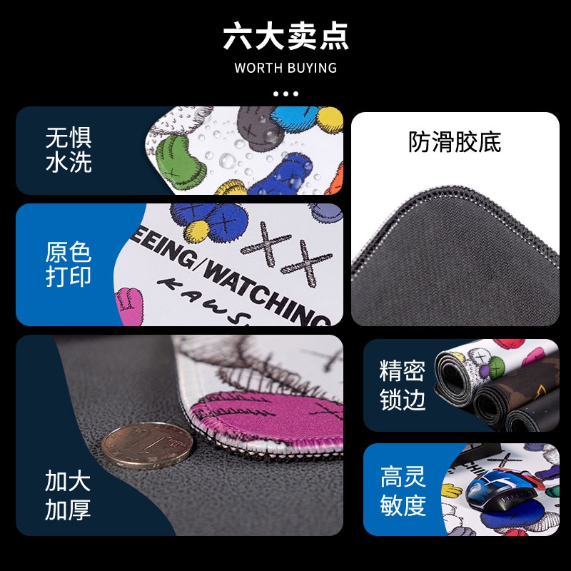 Tấm Lót Chuột Và Bàn Phím Chơi game In Hình anime world of warcraft Cỡ Lớn Tiện Dụng