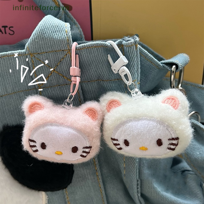 Móc Khóa Hình Mèo hello kitty Nhồi Bông Xinh Xắn