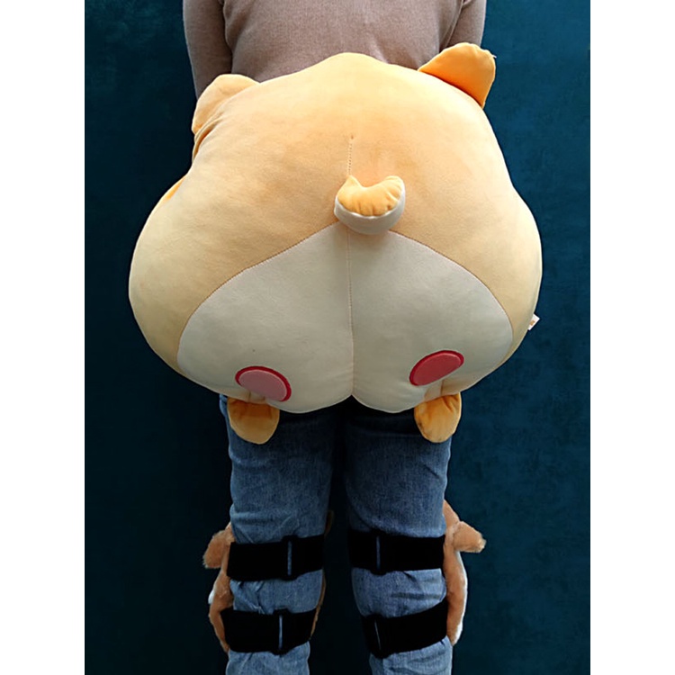 Đệm Bảo Vệ Đầu Gối Chống Sốc Hình Búp Bê Hoạt Hình Vui Nhộn Sáng Tạo