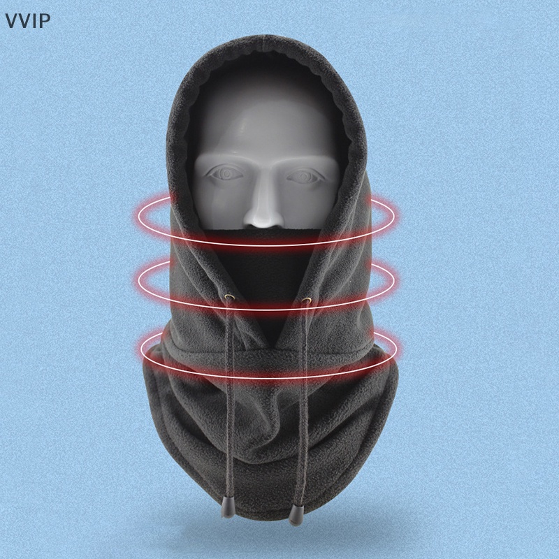 Vvn Mũ Trùm Đầu Đi Xe Đạp Trượt Tuyết Chắn Gió Giữ Ấm Mùa Đông Chất Lượng Cao qdd