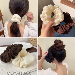 Dây Cột Tóc Màu Kem Dễ Thương Cho Nữ